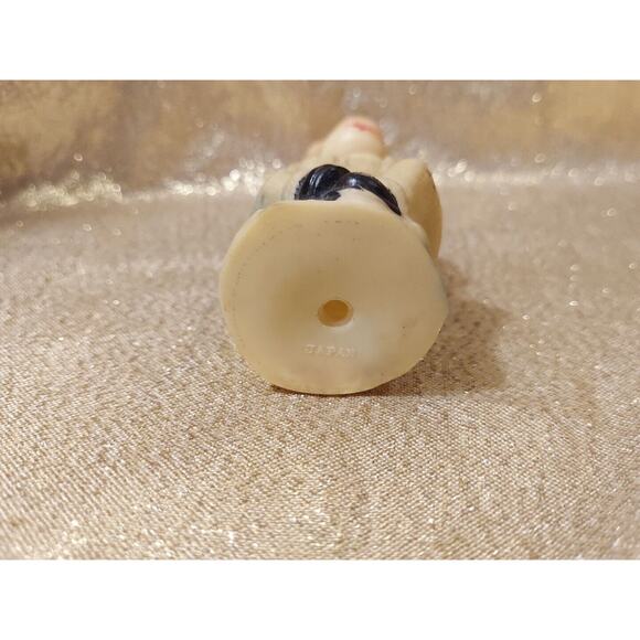 Vintage 50s 60s Small Rubber Monkey Toy Figure Red White Blue Animal No Squeak - Picture 14 of 16